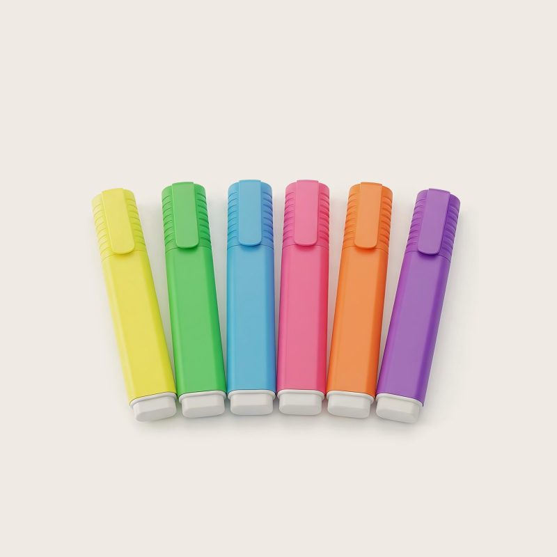 Highlighters, Pastel, Set of 6