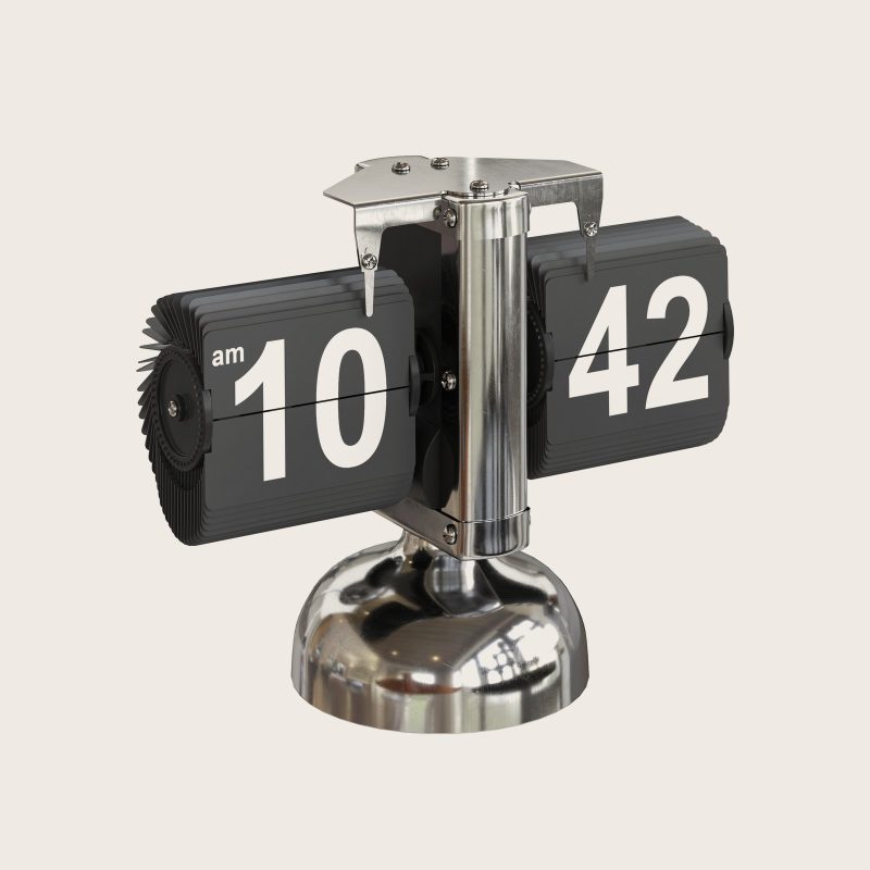 Desk Clock, Flip
