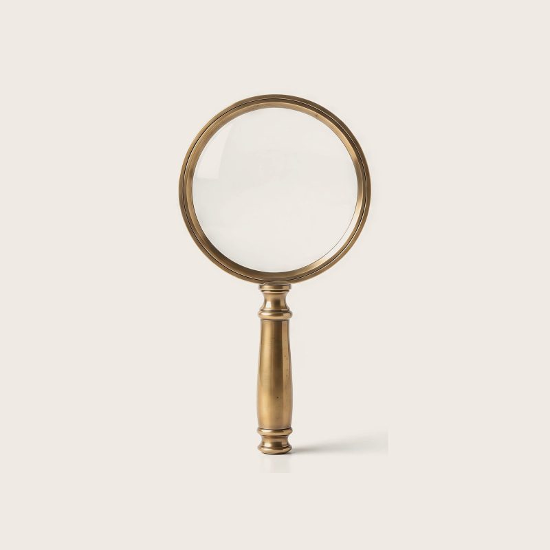 Magnifying Glass, Brass