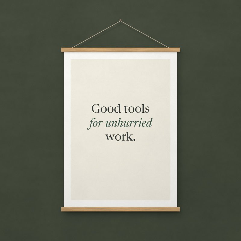 Good Tools Print – A4