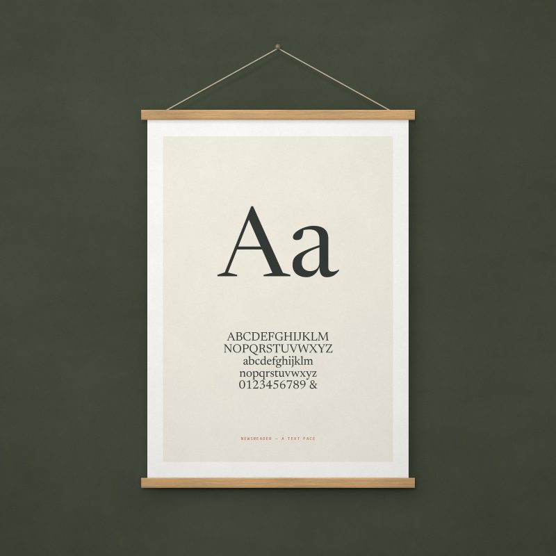 Type Specimen Print – A4