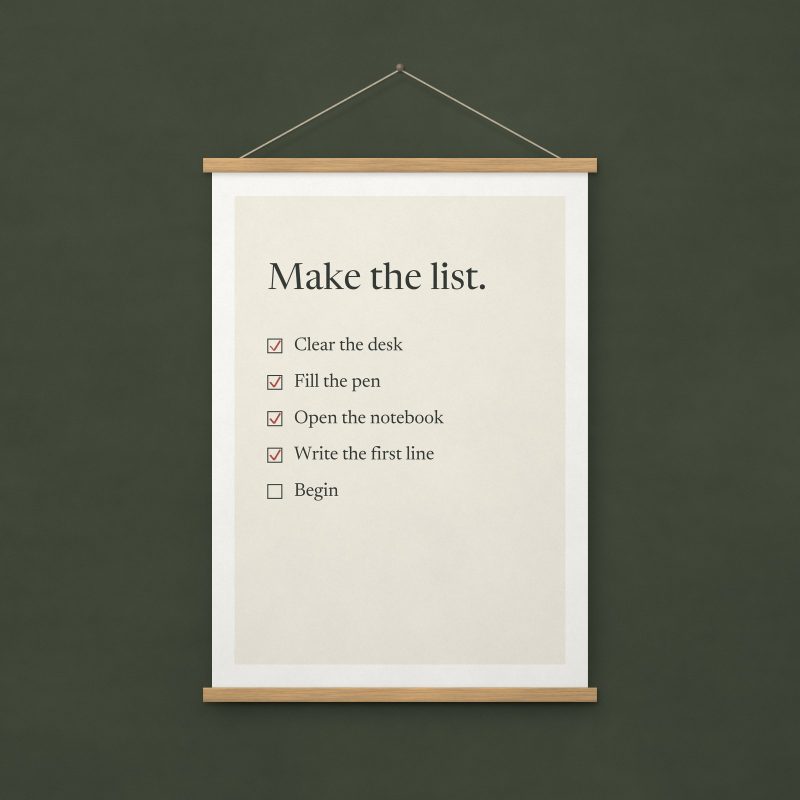 Make The List Print – A4
