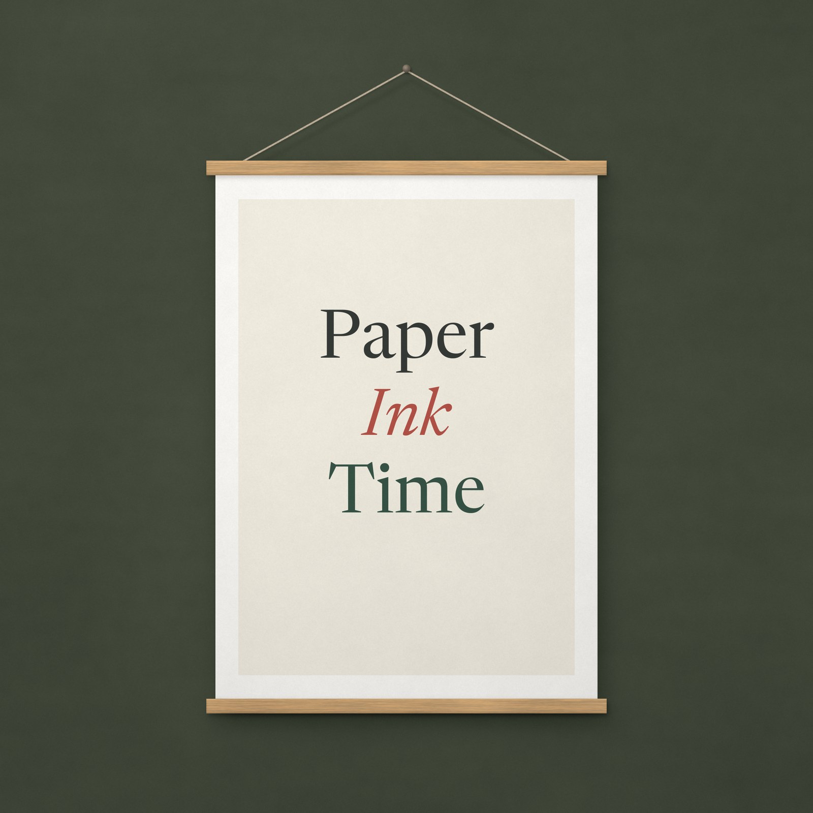 Paper, Ink, Time Print – A4