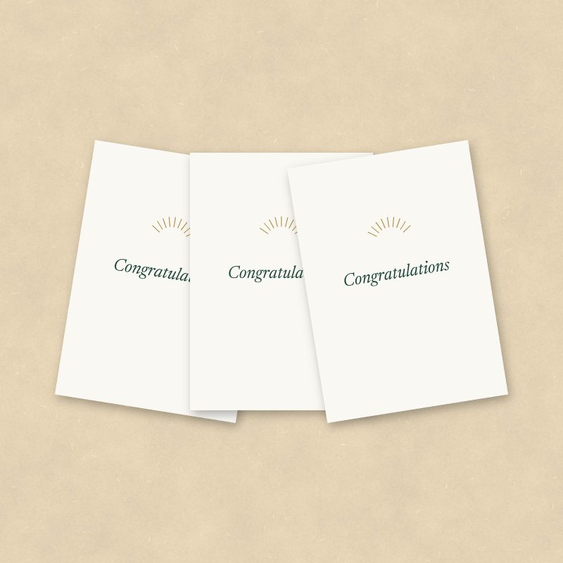 Congratulations Cards, Set of 10