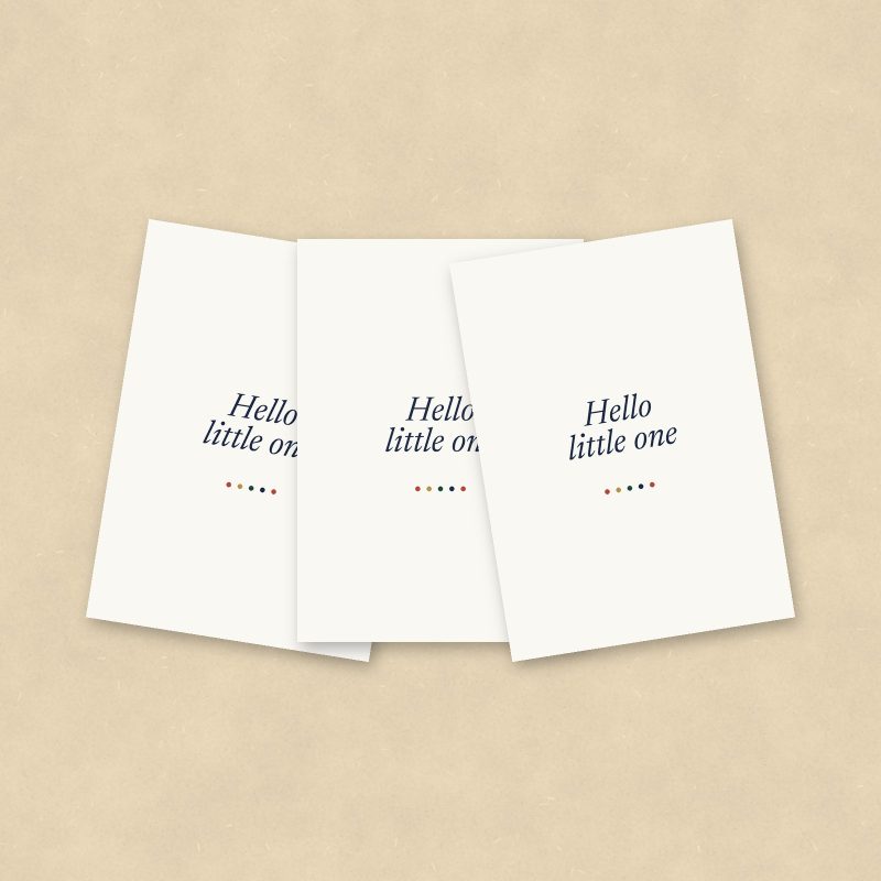 New Baby Cards, Set of 10