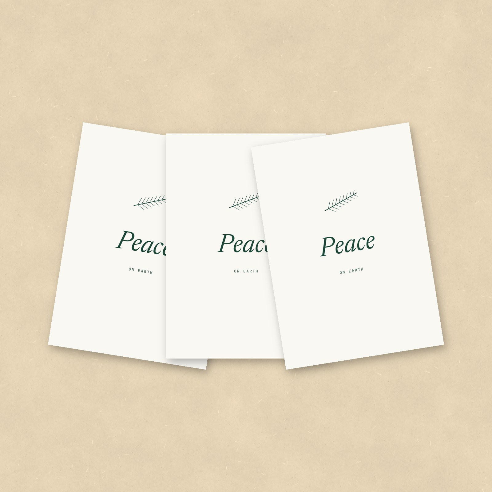 Christmas Cards, Peace, Set of 10