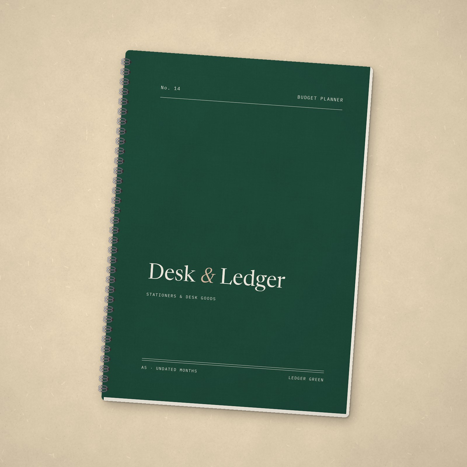 Budget Planner – Ledger green