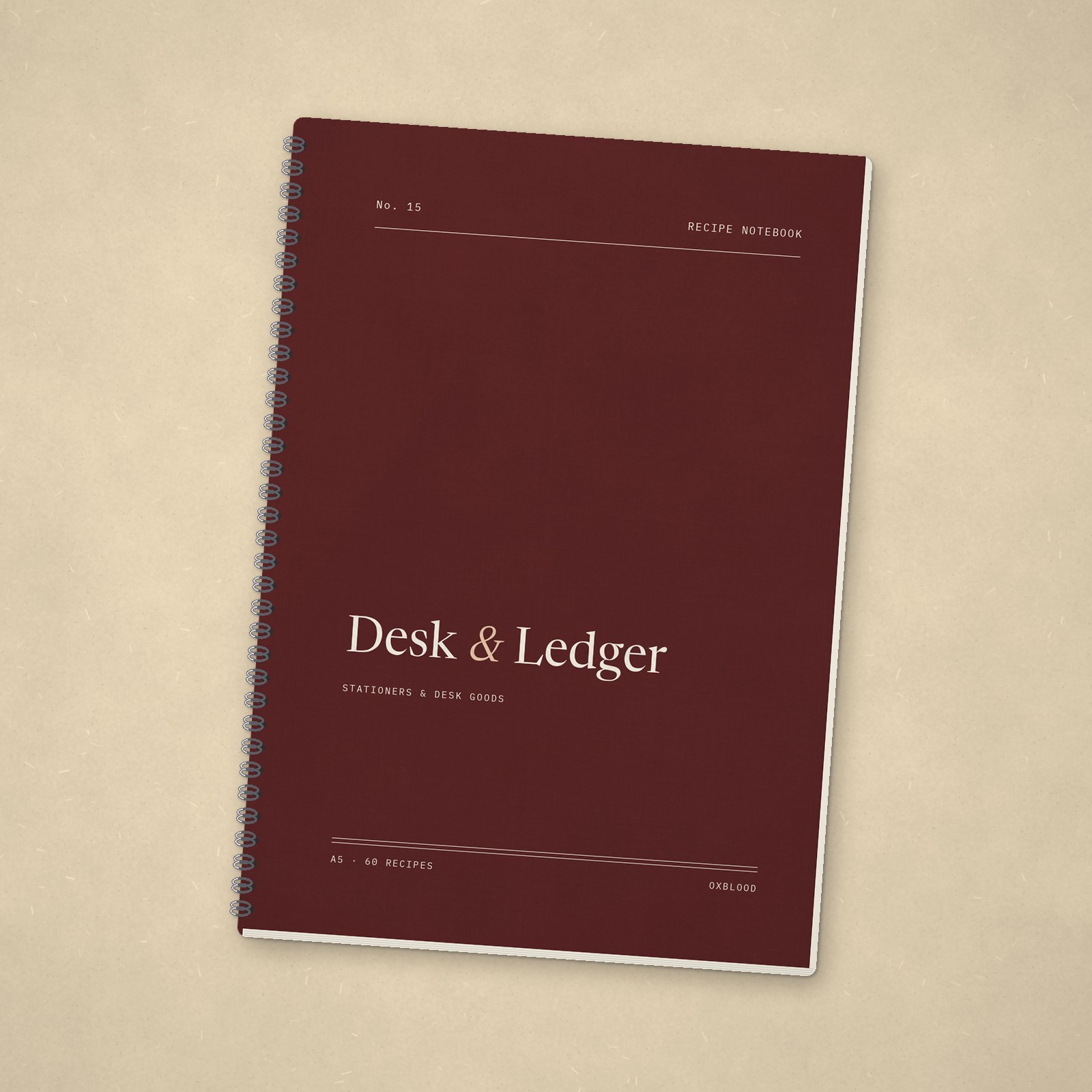 Recipe Notebook – Oxblood