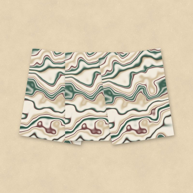 Marbled Postcards, Set of 10