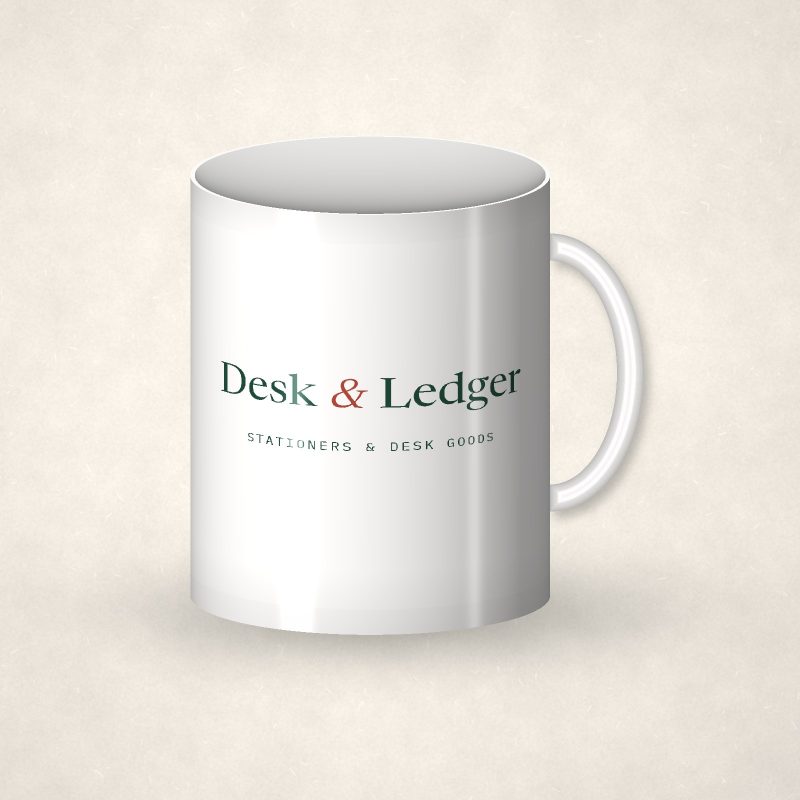 Desk & Ledger Mug