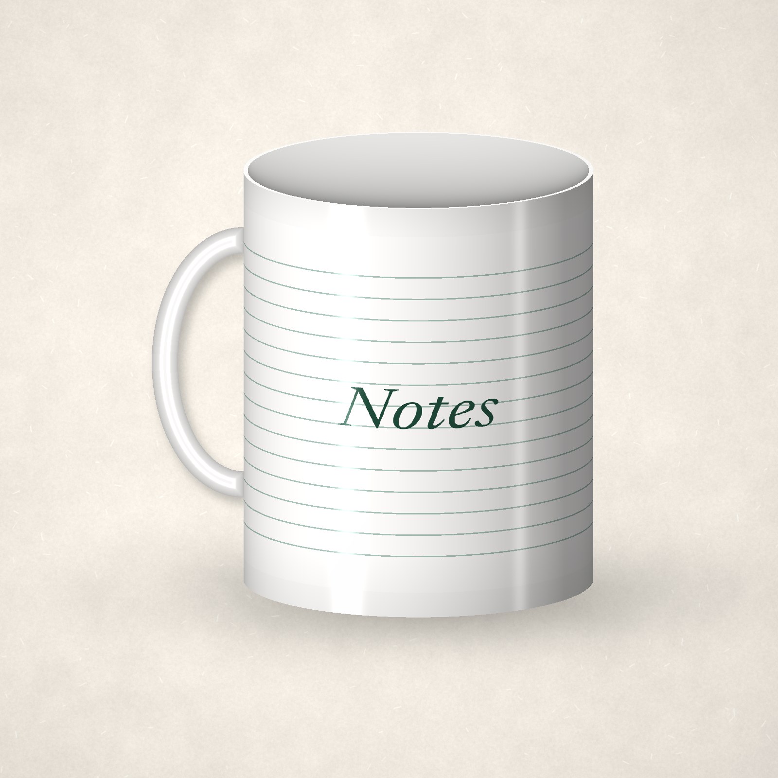 Ledger lines Mug