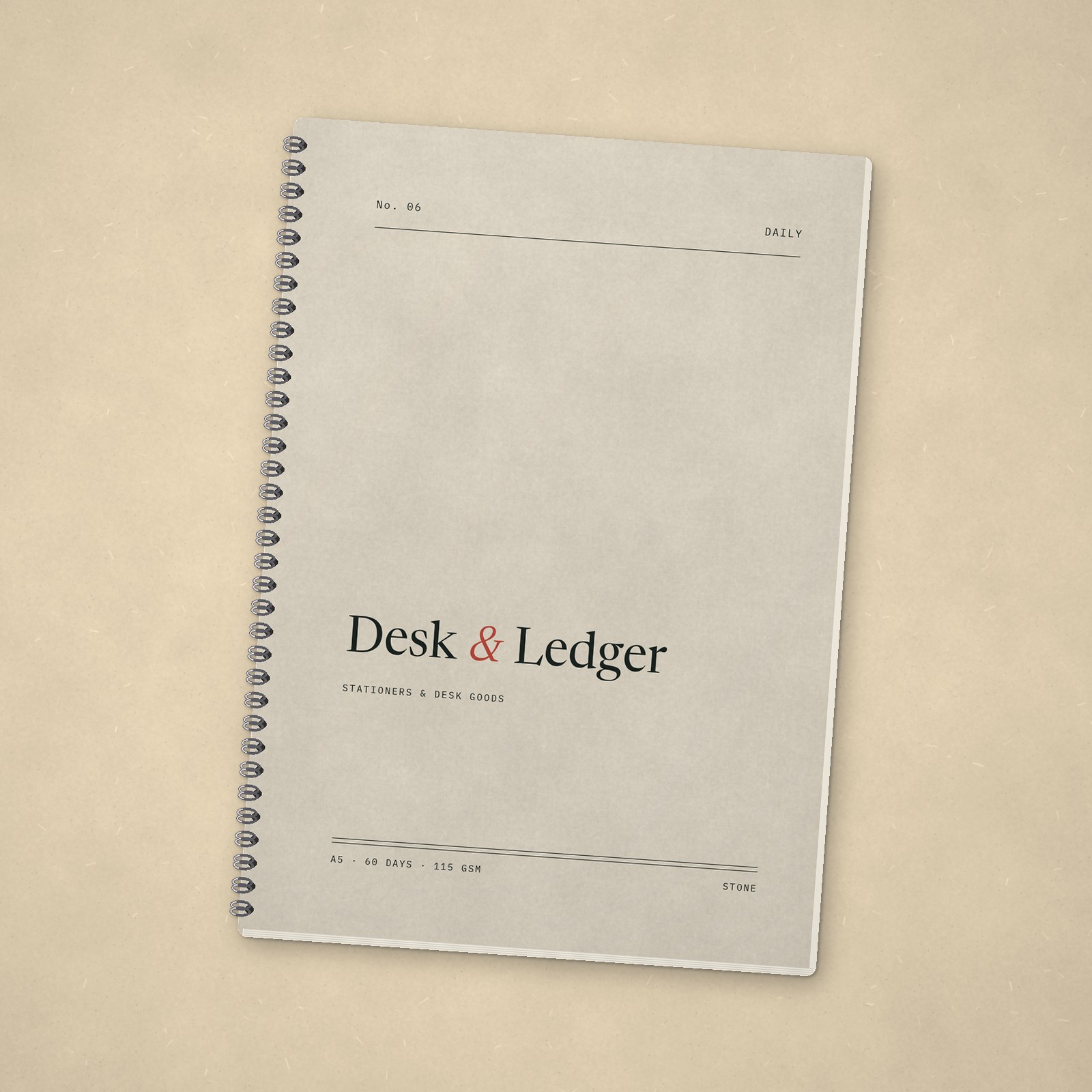 Undated Daily Planner – Stone