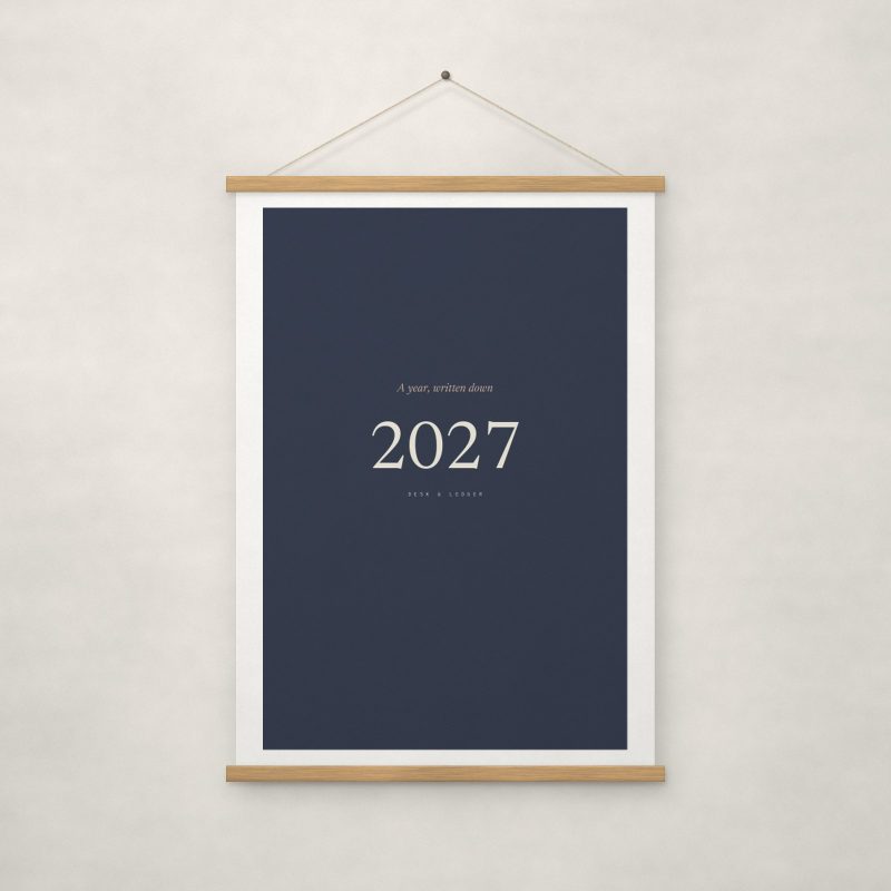 2027 Wall Calendar, Ink