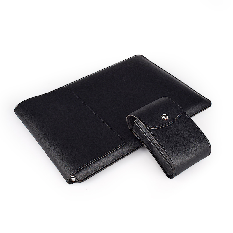 Faux-Leather Laptop Sleeve