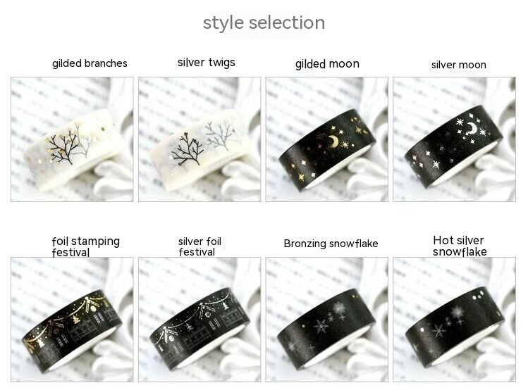 Gold & Silver Foil Tape