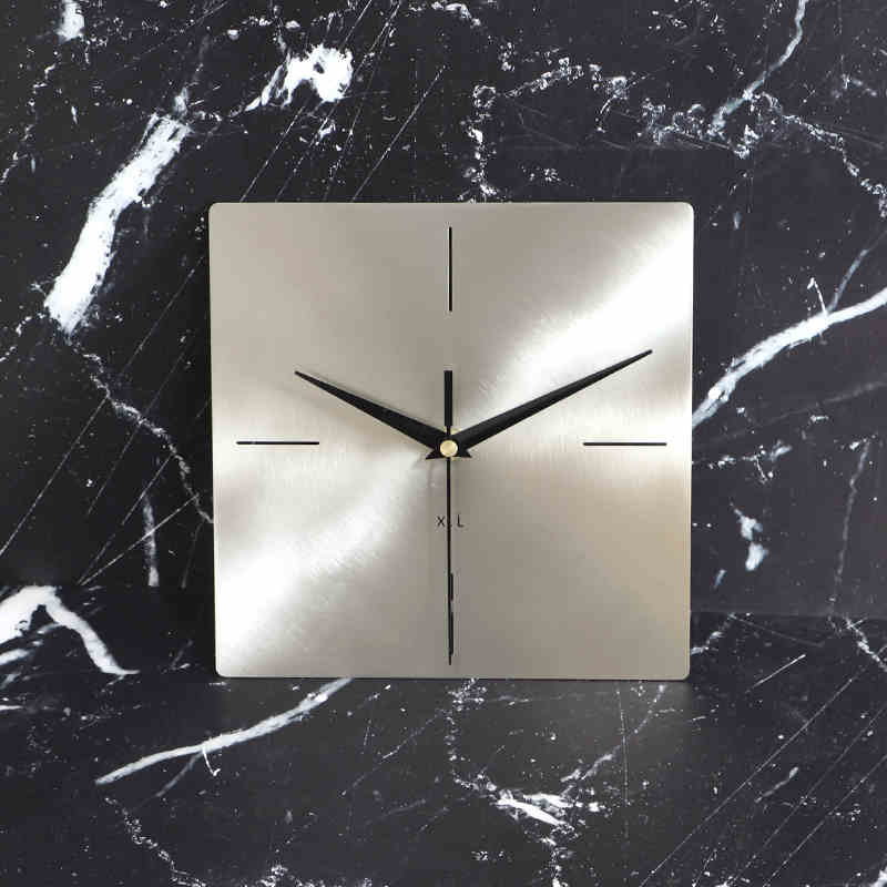 Silent Steel Wall Clock